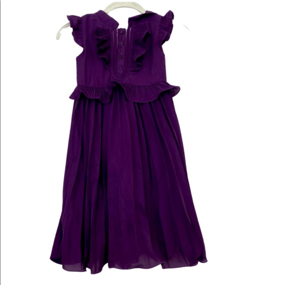 Trish Scully purple dress